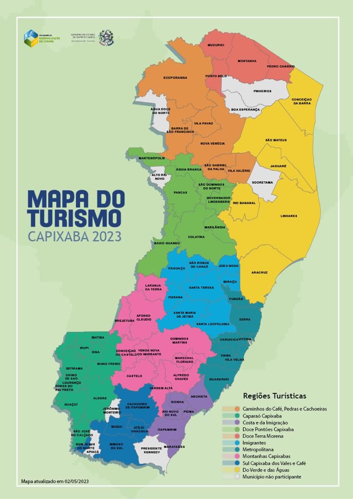 Mapa do Turismo